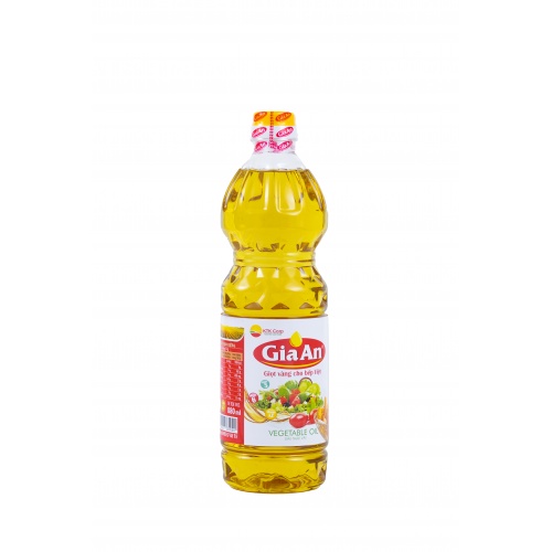 Dầu thực vật Gia An chai 880ml